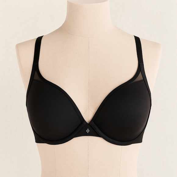 ThirdLove 24/7 Uplift Plunge Lift Support Comfort Underwire Bra Black 38E - Picture 1 of 15